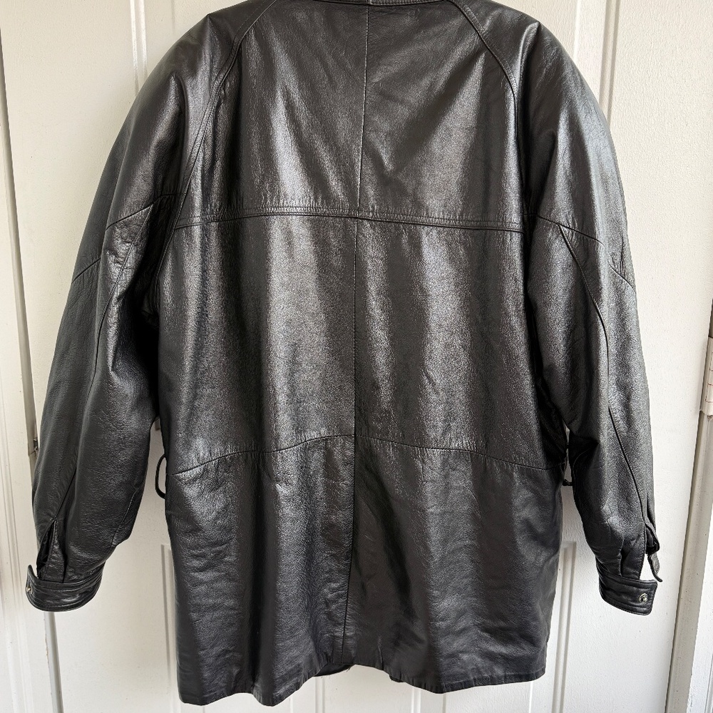 Vintage J Elkins by‎ Alamo Uomo | Leather Flight Jacket - Picture 2 of 9